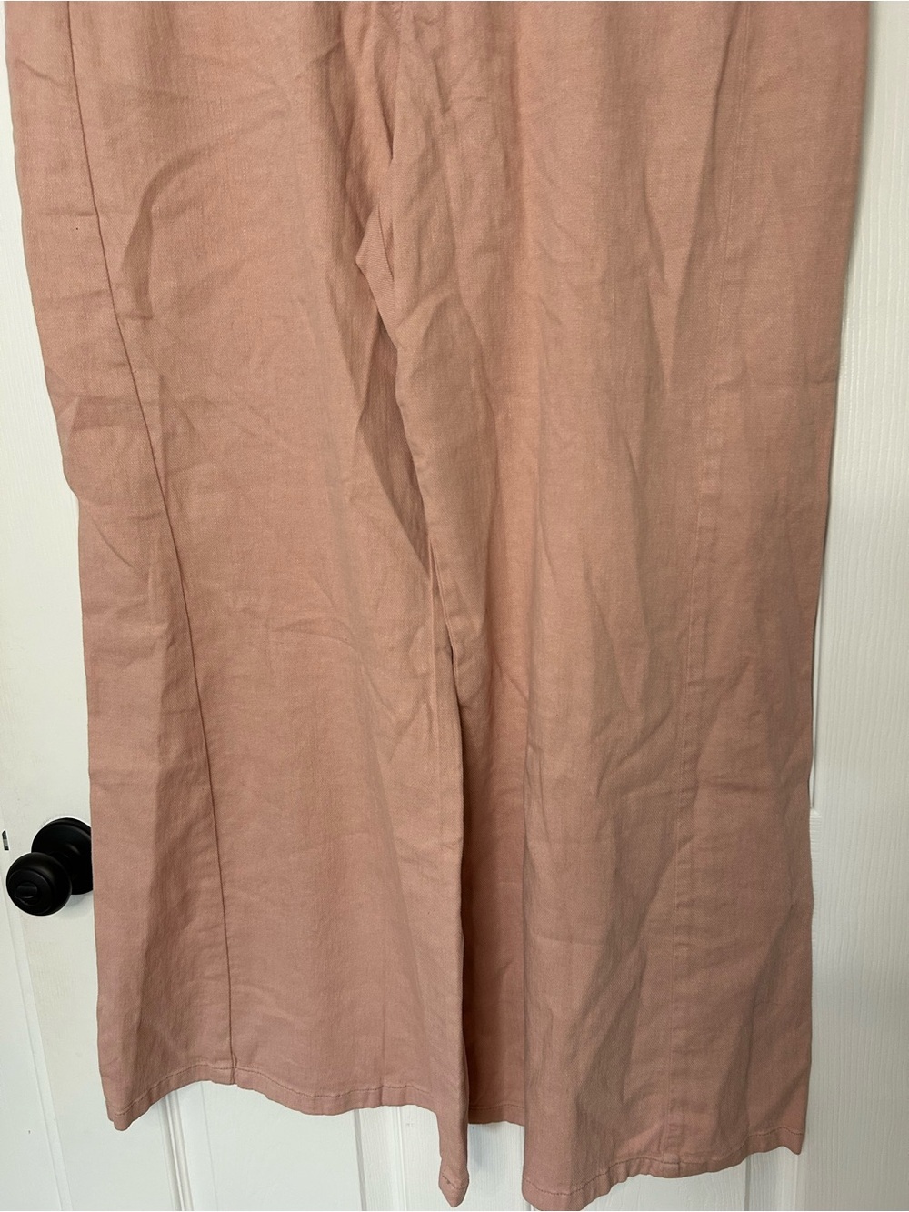 Anthropologie Pilcro Adi Linen Blend Mid-Rise Flare Pants - Picture 7 of 12
